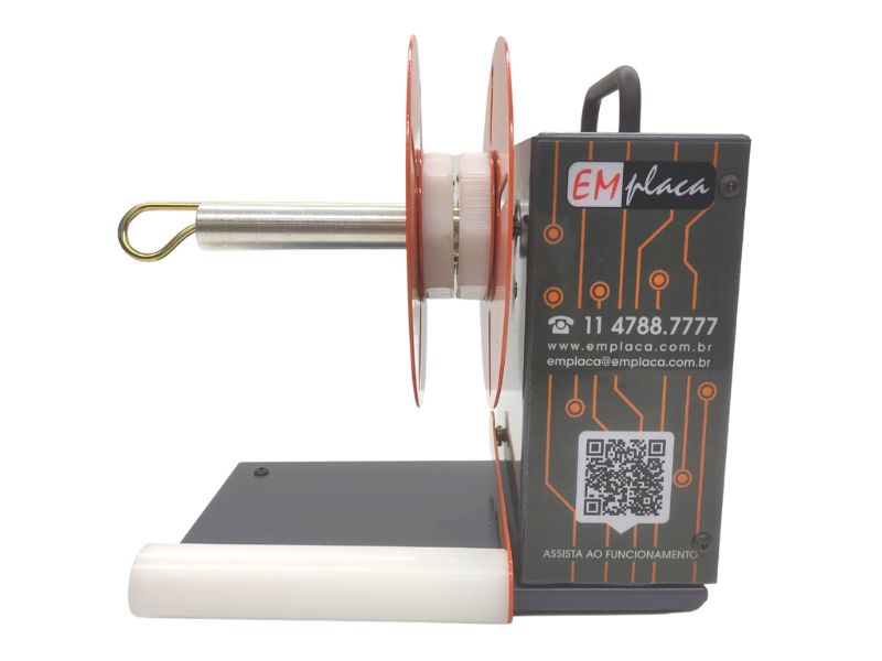 O Rebobinador de Etiquetas EMR150 foi desenvolvido para atender a demanda de rebobinar etiquetas, geradas em impressoras térmicas.